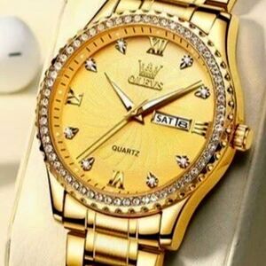 Men's OLEVS Gold Tone Watch